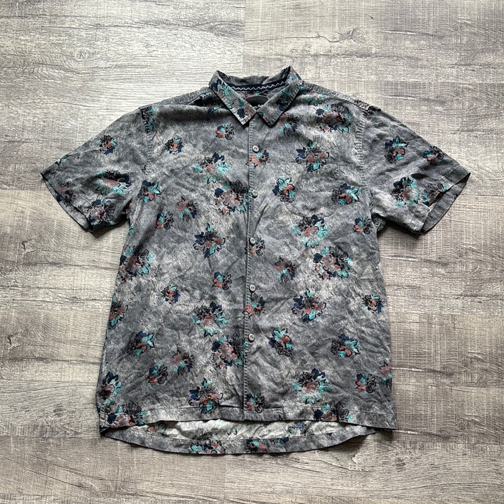 Tommy Bahama Hawaiian Silk Floral‎ Short Sleeve Shirt